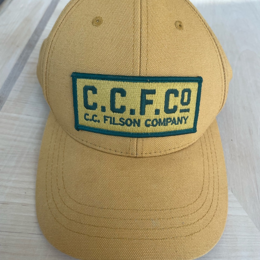 Filson Yellow Baseball Cap One Size - Picture 2 of 8